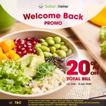 Salad-Atelier-Welcome-Back-Promo-at-1-Mont-Kiara-350x350 - Beverages Food , Restaurant & Pub Kuala Lumpur Promotions & Freebies Selangor 