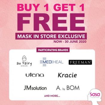 Sasa-Mask-In-Store-Promotion-Buy-1-Free-1-1-350x350 - Beauty & Health Johor Kedah Kelantan Kuala Lumpur Melaka Negeri Sembilan Pahang Penang Perak Perlis Personal Care Promotions & Freebies Putrajaya Sabah Sarawak Selangor Skincare Terengganu 