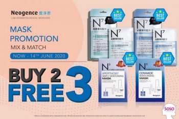 Sasa-Neogence-Facial-Mask-Buy-2-FREE-3-Promotion-350x232 - Beauty & Health Johor Kedah Kelantan Kuala Lumpur Melaka Negeri Sembilan Pahang Penang Perak Perlis Personal Care Promotions & Freebies Putrajaya Sabah Sarawak Selangor Skincare Terengganu 