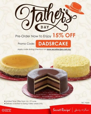 Secret-Recipe-Fathers-Day-Pre-Order-Promotion-350x438 - Beverages Cake Food , Restaurant & Pub Johor Kedah Kelantan Kuala Lumpur Melaka Negeri Sembilan Online Store Pahang Penang Perak Perlis Promotions & Freebies Putrajaya Sabah Sarawak Selangor Terengganu 