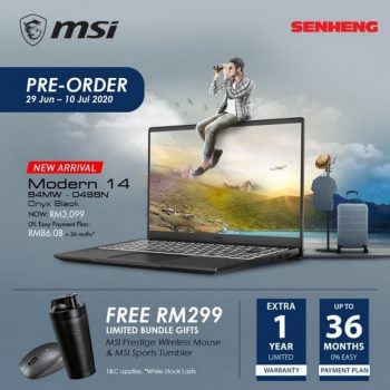 Senheng-MSI-Laptop-Pre-Order-Promo-350x350 - Electronics & Computers Johor Kedah Kelantan Kuala Lumpur Laptop Melaka Negeri Sembilan Pahang Penang Perak Perlis Promotions & Freebies Putrajaya Sabah Sarawak Selangor Terengganu 