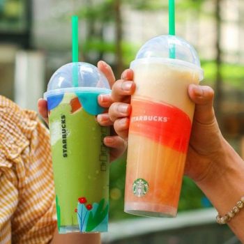 Starbucks-Teaology-Peach-Cloud-Jelly-Frappuccino-Promo-350x350 - Beverages Food , Restaurant & Pub Johor Kedah Kelantan Kuala Lumpur Melaka Negeri Sembilan Pahang Penang Perak Perlis Promotions & Freebies Putrajaya Sabah Sarawak Selangor Terengganu 