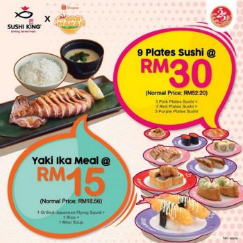 Sushi-King-9-Plates-Sushi-Promotion-on-Shopee-350x350 - Beverages Food , Restaurant & Pub Johor Kedah Kelantan Kuala Lumpur Melaka Negeri Sembilan Online Store Pahang Penang Perak Perlis Promotions & Freebies Putrajaya Sabah Sarawak Selangor Terengganu 