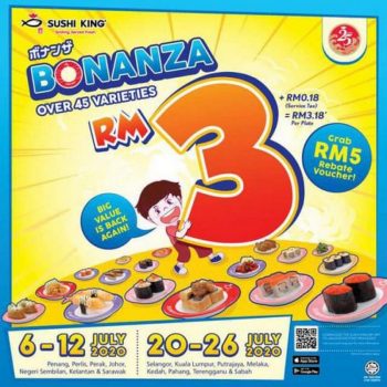 Sushi-King-Bonanza-2020-350x350 - Beverages Food , Restaurant & Pub Johor Kedah Kelantan Kuala Lumpur Melaka Negeri Sembilan Pahang Penang Perak Perlis Promotions & Freebies Putrajaya Sabah Sarawak Selangor Terengganu 