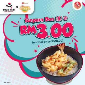 Sushi-King-Tenpura-Don-Promotion-on-Shopee-350x350 - Beverages Food , Restaurant & Pub Johor Kedah Kelantan Kuala Lumpur Melaka Negeri Sembilan Online Store Pahang Penang Perak Perlis Promotions & Freebies Putrajaya Sabah Sarawak Selangor Terengganu 
