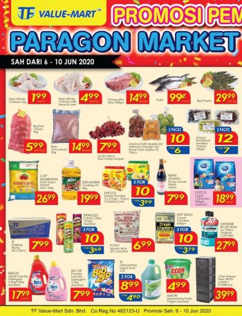 TF-Value-Mart-Opening-Promotion-at-Paragon-Market-Place-350x458 - Johor Promotions & Freebies Supermarket & Hypermarket 