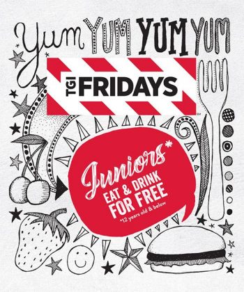 TGI-Fridays-Kids-Eat-Free-Promotion-1-350x420 - Beverages Food , Restaurant & Pub Johor Kedah Kelantan Kuala Lumpur Melaka Negeri Sembilan Pahang Penang Perak Perlis Promotions & Freebies Putrajaya Sabah Sarawak Selangor Terengganu 