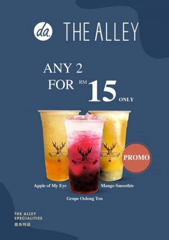 The-Alley-2-for-RM15-Promotion-350x495 - Beverages Food , Restaurant & Pub Promotions & Freebies Sabah 