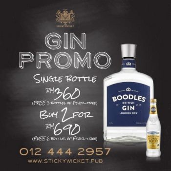 The-Sticky-Wicket-Gin-Promotion-350x350 - Beverages Food , Restaurant & Pub Kuala Lumpur Promotions & Freebies Selangor 