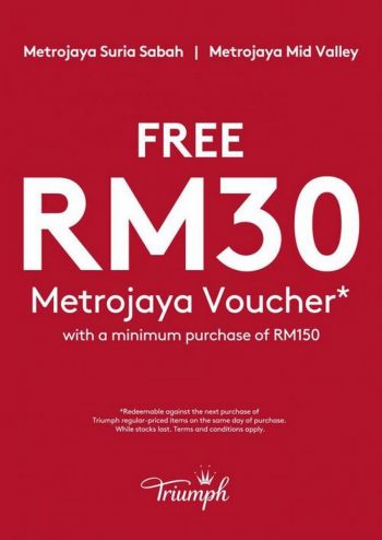 Triumph-Free-Voucher-Promotion-at-Metrojaya-350x494 - Fashion Accessories Fashion Lifestyle & Department Store Kuala Lumpur Lingerie Promotions & Freebies Sabah Selangor 