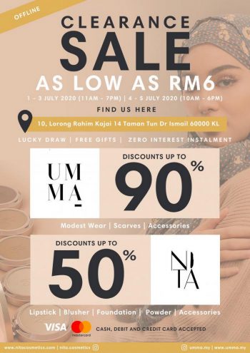 Umma-Nita-Warehouse-Sale-350x495 - Apparels Beauty & Health Cosmetics Fashion Accessories Fashion Lifestyle & Department Store Kuala Lumpur Selangor Warehouse Sale & Clearance in Malaysia 