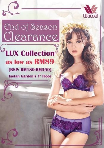 Wacoal-Season-Clearance-Sale-at-ISETAN-350x495 - Fashion Lifestyle & Department Store Kuala Lumpur Lingerie Selangor Warehouse Sale & Clearance in Malaysia 