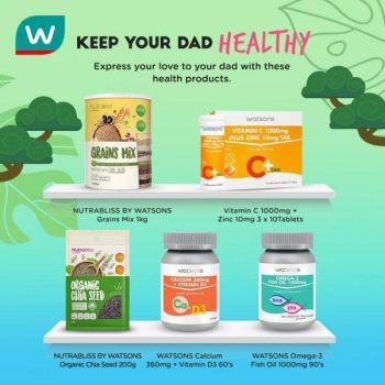 Watsons-Brand-Products-Fathers-Day-Promotion-1-350x350 - Beauty & Health Health Supplements Johor Kedah Kelantan Kuala Lumpur Melaka Negeri Sembilan Online Store Pahang Penang Perak Perlis Personal Care Promotions & Freebies Putrajaya Sabah Sarawak Selangor Terengganu 