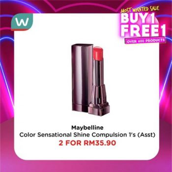 Watsons-Cosmetics-Buy-1-Free-1-Promotion-10-350x350 - Beauty & Health Cosmetics Johor Kedah Kelantan Kuala Lumpur Melaka Negeri Sembilan Online Store Pahang Penang Perak Perlis Personal Care Promotions & Freebies Putrajaya Sabah Sarawak Selangor Terengganu 