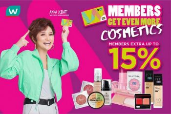 Watsons-Cosmetics-Members-Promotion-350x234 - Beauty & Health Cosmetics Johor Kedah Kelantan Kuala Lumpur Melaka Negeri Sembilan Online Store Pahang Penang Perak Perlis Promotions & Freebies Putrajaya Sabah Sarawak Selangor Terengganu 