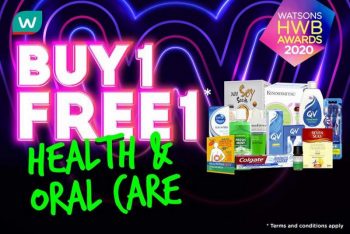 Watsons-Health-Oral-Care-Buy-1-Free-1-Promotion-350x234 - Beauty & Health Health Supplements Johor Kedah Kelantan Kuala Lumpur Melaka Negeri Sembilan Online Store Pahang Penang Perak Perlis Personal Care Promotions & Freebies Putrajaya Sabah Sarawak Selangor Terengganu 