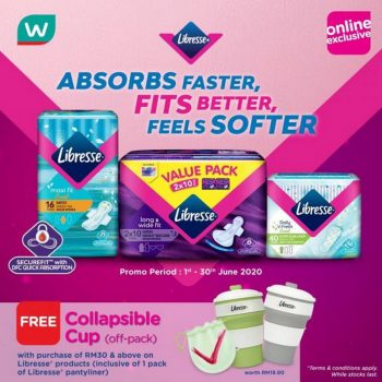 Watsons-Libresse-Online-Promotion-350x350 - Beauty & Health Johor Kedah Kelantan Kuala Lumpur Melaka Negeri Sembilan Online Store Pahang Penang Perak Perlis Personal Care Promotions & Freebies Putrajaya Sabah Sarawak Selangor Terengganu 