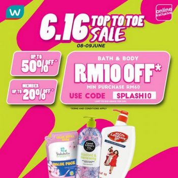 Watsons-Online-6.16-Bath-Body-Promotion-350x350 8-9 Jun 2020: Watsons Online 6.16 Bath & Body Promotion