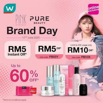 Watsons-Pink-by-Pure-Beauty-Brand-Day-Sale-350x350 - Beauty & Health Health Supplements Johor Kedah Kelantan Kuala Lumpur Malaysia Sales Melaka Negeri Sembilan Online Store Pahang Penang Perak Perlis Personal Care Putrajaya Sabah Sarawak Selangor Skincare Terengganu 