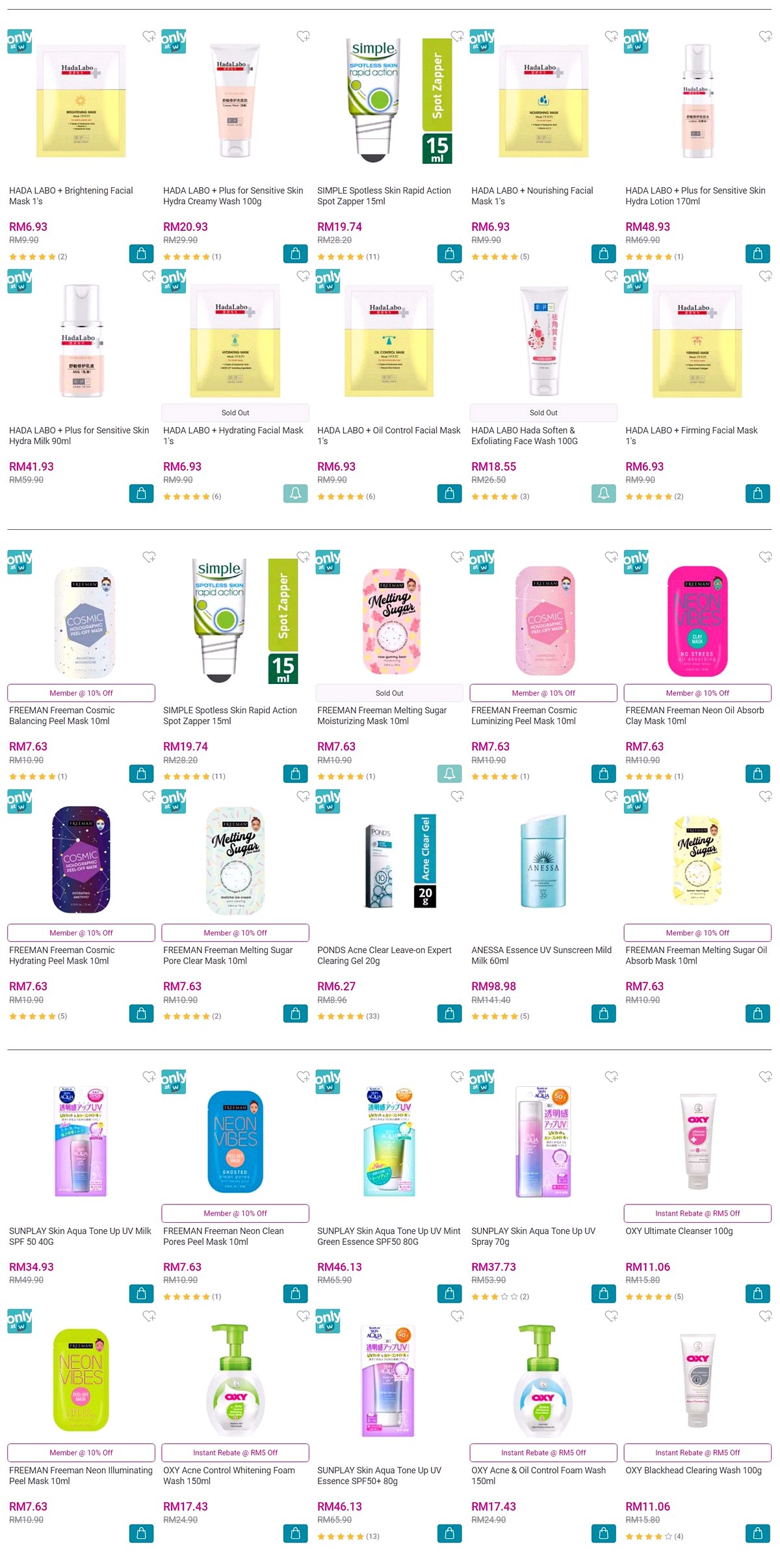 Watsons-Skincare-50-Promo_06 - Beauty & Health Johor Kedah Kelantan Kuala Lumpur Melaka Negeri Sembilan Pahang Penang Perak Perlis Personal Care Promotions & Freebies Putrajaya Sabah Sarawak Selangor Skincare Terengganu 