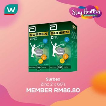 Watsons-Stay-Healthy-Promotion-2-350x350 - Beauty & Health Health Supplements Johor Kedah Kelantan Kuala Lumpur Melaka Negeri Sembilan Online Store Pahang Penang Perak Perlis Personal Care Promotions & Freebies Putrajaya Sabah Sarawak Selangor Terengganu 