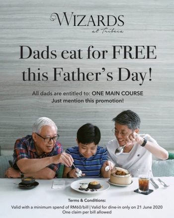 Wizards-at-Tribeca-Father’s-Day-Promotion-350x437 - Beverages Food , Restaurant & Pub Kuala Lumpur Promotions & Freebies Selangor 