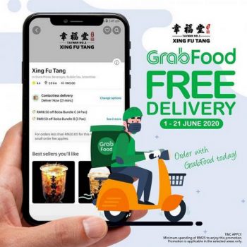 Xing-Fu-Tang-Free-Delivery-Promotion-on-GrabFood-350x350 - Beverages Food , Restaurant & Pub Johor Kedah Kelantan Kuala Lumpur Melaka Negeri Sembilan Online Store Pahang Penang Perak Perlis Promotions & Freebies Putrajaya Sabah Sarawak Selangor Terengganu 