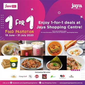 1-For-1-Food-Promotion-at-Jaya-Shopping-Centre-350x350 Now till 31 Jul 2020: 1 For 1 Food Promotion at Jaya Shopping Centre