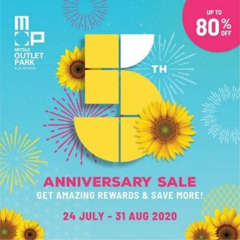 5th-Anniversary-Sale-at-Mitsui-Outlet-Park-KLIA-Sepang-350x350 - Malaysia Sales Others Selangor 