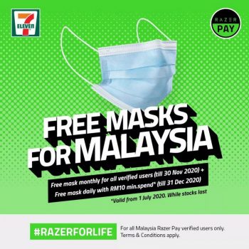 7-Eleven-Free-3-ply-Surgical-Masks-with-RazerPay-350x350 - Johor Kedah Kelantan Kuala Lumpur Melaka Negeri Sembilan Others Pahang Penang Perak Perlis Promotions & Freebies Putrajaya Sabah Sarawak Selangor Terengganu 