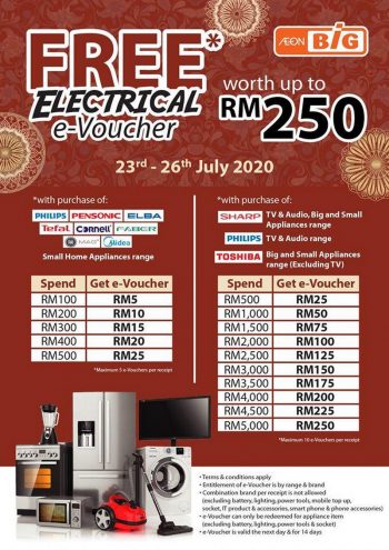 AEON-BiG-Free-Electrical-e-Voucher-Promotion-350x495 - Johor Kedah Kelantan Kuala Lumpur Melaka Negeri Sembilan Pahang Penang Perak Perlis Promotions & Freebies Putrajaya Sabah Sarawak Selangor Supermarket & Hypermarket Terengganu 