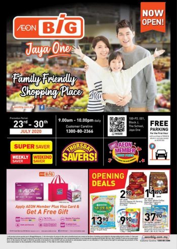 AEON-BiG-Opening-Promotion-at-Jaya-One-350x490 - Promotions & Freebies Selangor Supermarket & Hypermarket 