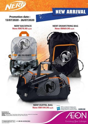 AEON-Nerf-Backpack-Stationeries-Back-to-School-Promotion-350x495 - Johor Kedah Kelantan Kuala Lumpur Melaka Negeri Sembilan Pahang Penang Perak Perlis Promotions & Freebies Putrajaya Sabah Sarawak Selangor Supermarket & Hypermarket Terengganu 