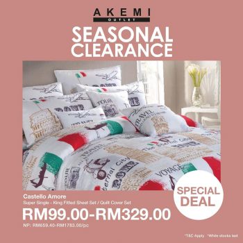 AKEMI-Seasonal-Clearance-Sale-at-Freeport-AFamosa-Outlet-1-350x350 - Beddings Home & Garden & Tools Melaka Others Warehouse Sale & Clearance in Malaysia 