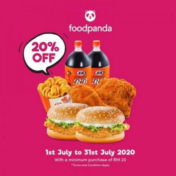 AW-20-off-Promo-at-FoodPanda-350x350 - Beverages Food , Restaurant & Pub Johor Kedah Kelantan Kuala Lumpur Melaka Negeri Sembilan Online Store Pahang Penang Perak Perlis Promotions & Freebies Putrajaya Sabah Sarawak Selangor Terengganu 