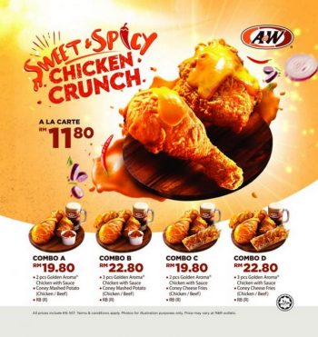 AW-Sweet-Spicy-Chicken-Crunch-Promotion-350x371 - Beverages Food , Restaurant & Pub Johor Kedah Kelantan Kuala Lumpur Melaka Negeri Sembilan Pahang Penang Perak Perlis Promotions & Freebies Putrajaya Sabah Sarawak Selangor Terengganu 