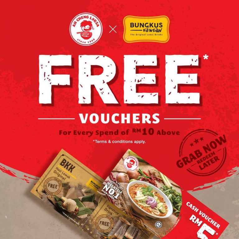 4 Jul 2020 Onward: Ah Cheng Laksa Free Vouchers Promo - EverydayOnSales.com