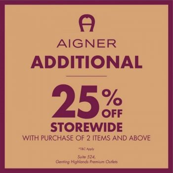 Aigner-Special-Sale-at-Genting-Highlands-Premium-Outlets-350x350 - Fashion Accessories Fashion Lifestyle & Department Store Malaysia Sales Pahang 