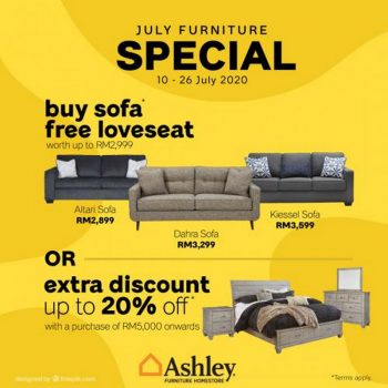 Ashley-Furniture-HomeStore-July-Special-Promotion-350x350 - Furniture Home & Garden & Tools Home Decor Johor Kuala Lumpur Penang Promotions & Freebies Selangor 