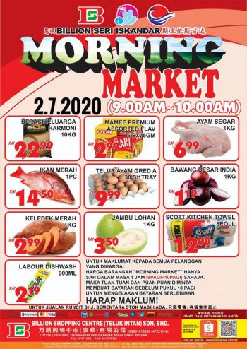BILLION-Morning-Market-Promotion-at-Seri-Iskandar-350x494 - Perak Promotions & Freebies Supermarket & Hypermarket 