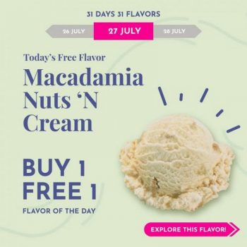 Baskin-Robbins-Buy-1-FREE-1-Macadamia-Nuts-N-Cream-Flavor-Promotion-350x350 - Beverages Food , Restaurant & Pub Ice Cream Johor Kedah Kelantan Kuala Lumpur Melaka Negeri Sembilan Pahang Penang Perak Perlis Promotions & Freebies Putrajaya Sabah Sarawak Selangor Terengganu 