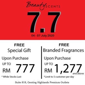 Beauty-Scents-7.7-Sale-at-Genting-Highlands-Premium-Outlets-350x350 - Beauty & Health Fragrances Malaysia Sales Pahang 