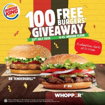 Burger-King-Opening-Promotion-at-Plaza-Merdeka-350x350 - Beverages Burger Food , Restaurant & Pub Promotions & Freebies Sarawak 