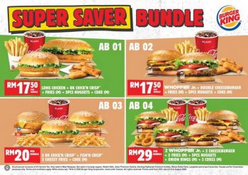 Burger-King-Super-Saver-Bundle-Promotion-350x247 - Beverages Burger Food , Restaurant & Pub Johor Kedah Kelantan Kuala Lumpur Melaka Negeri Sembilan Pahang Penang Perak Perlis Promotions & Freebies Putrajaya Sabah Sarawak Selangor Terengganu 