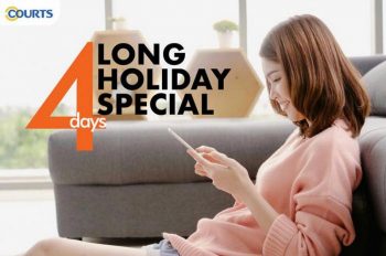 COURTS-4-Days-Long-Holiday-Special-Promotion-350x232 - Electronics & Computers Home Appliances Johor Kedah Kelantan Kitchen Appliances Kuala Lumpur Melaka Negeri Sembilan Online Store Pahang Penang Perak Perlis Promotions & Freebies Putrajaya Sabah Sarawak Selangor Terengganu 