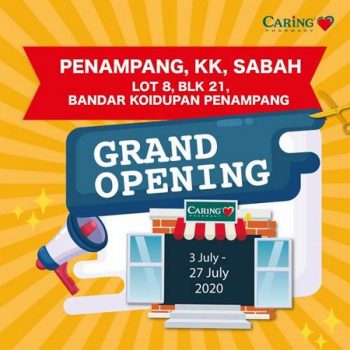 Caring-Pharmacy-Opening-Promotion-at-Penampang-350x350 - Beauty & Health Health Supplements Personal Care Promotions & Freebies Sabah 