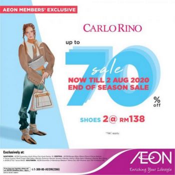 Carlo-Rino-End-of-Season-Sale-at-AEON-350x350 - Fashion Accessories Fashion Lifestyle & Department Store Footwear Johor Kedah Kuala Lumpur Malaysia Sales Melaka Negeri Sembilan Pahang Penang Perak Perlis Putrajaya Sabah Sarawak Selangor Supermarket & Hypermarket Terengganu 