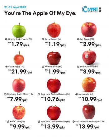 Cmart-Apple-Promotion-1-350x438 - Johor Kedah Kelantan Kuala Lumpur Melaka Negeri Sembilan Pahang Penang Perak Perlis Promotions & Freebies Putrajaya Sabah Sarawak Selangor Supermarket & Hypermarket Terengganu 