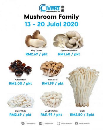 Cmart-Mushroom-Family-Promotion-350x438 - Johor Kedah Kelantan Kuala Lumpur Melaka Negeri Sembilan Pahang Penang Perak Perlis Promotions & Freebies Putrajaya Sabah Sarawak Selangor Supermarket & Hypermarket Terengganu 