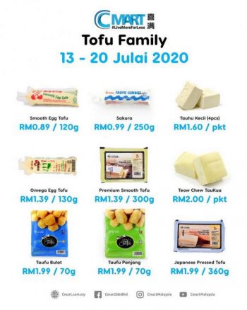 Cmart-Tofu-Family-Promotion-350x438 - Johor Kedah Kelantan Kuala Lumpur Melaka Negeri Sembilan Pahang Penang Perak Perlis Promotions & Freebies Putrajaya Sabah Sarawak Selangor Supermarket & Hypermarket Terengganu 